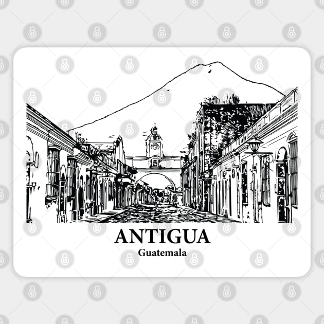 Antigua - Guatemala Magnet by Lakeric
